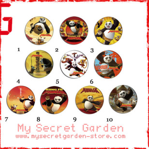 Kung Fu Panda - Pinback Button Badge Set 1a or 1b ( or Hair Ties / 4.4 cm Badge / Magnet / Keychain Set )